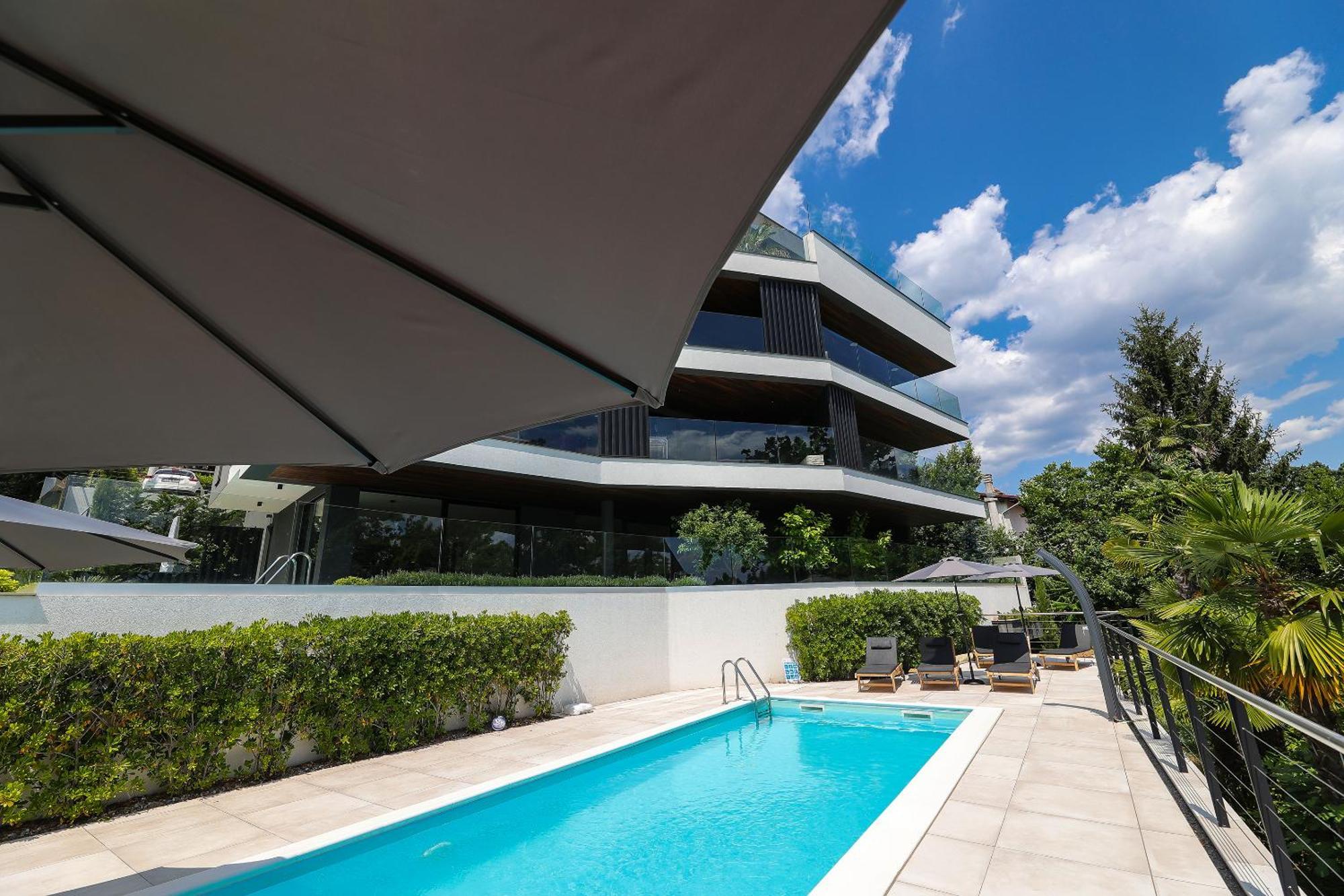 Luxury Twin Apartments Opatija Exterior foto